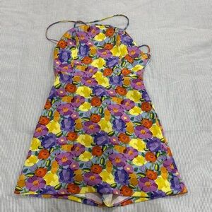 Zara Multicolor Floral Dress